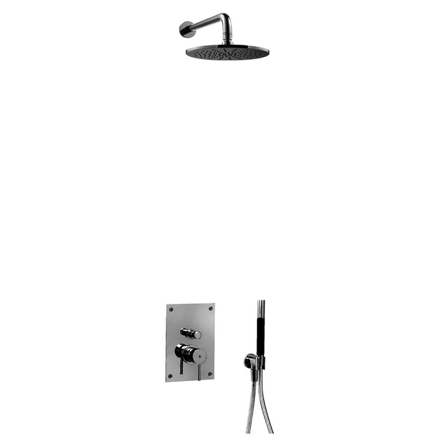 Produktbild föreställande artikeln DUSCHBLANDARE BOX7200 ED2 INBYGGNAD MED DUSCH BL CHROME från kategorin Duschblandare & Badkarsblandare